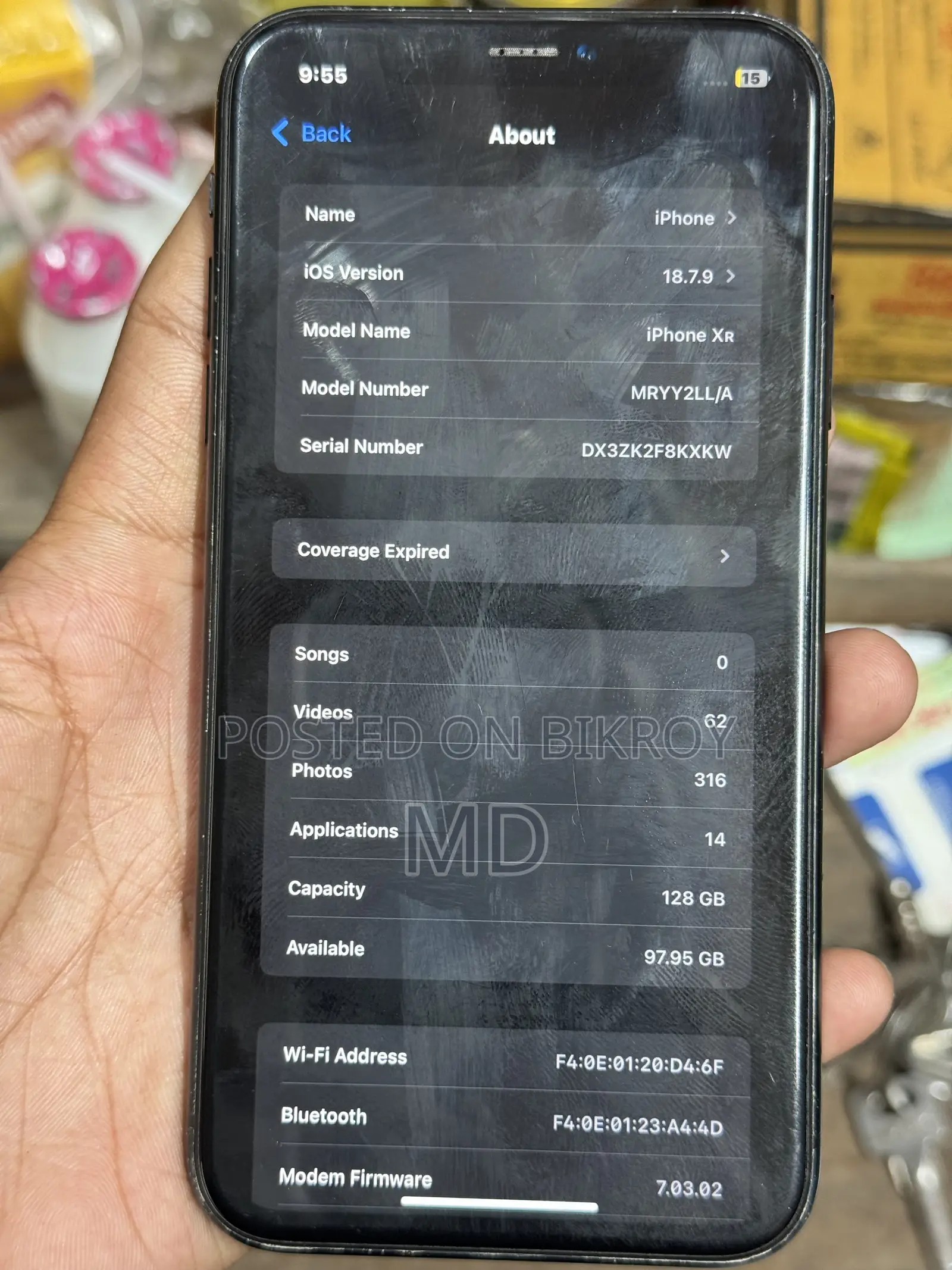 Apple iPhone XR 128 GB Gray