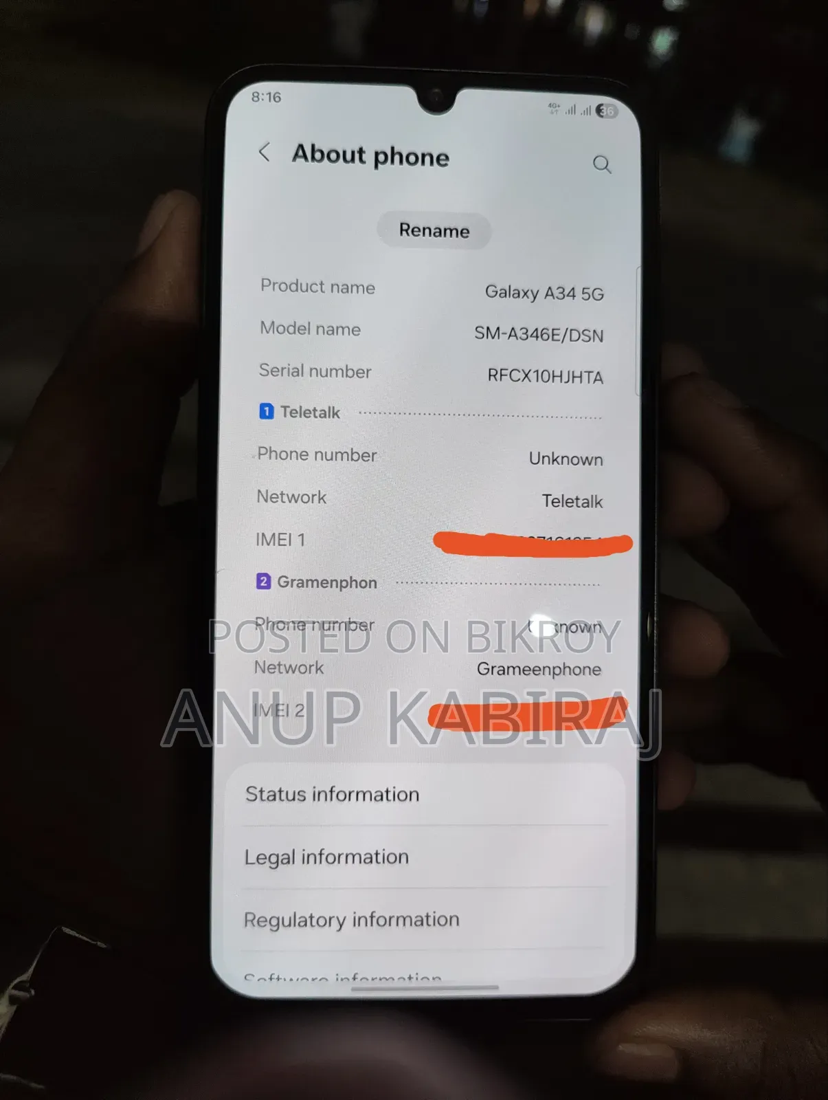 New Samsung Galaxy A34 5G 128 GB Black