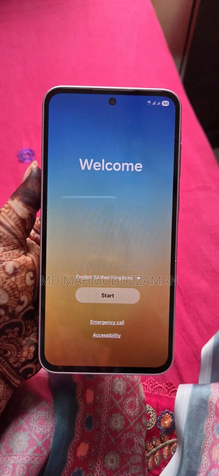 স্যামসাং গ্যালাক্সি এ৩৫ ১২৮ জিবি পিঙ্ক