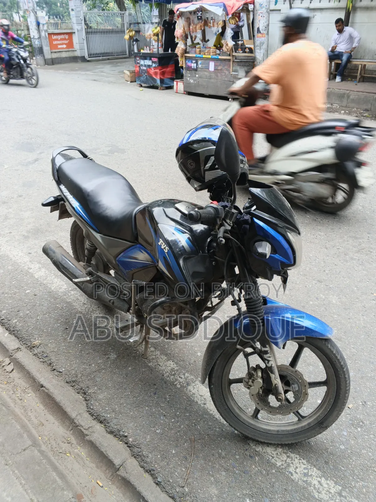 TVS Stryker 125 2018 Blue
