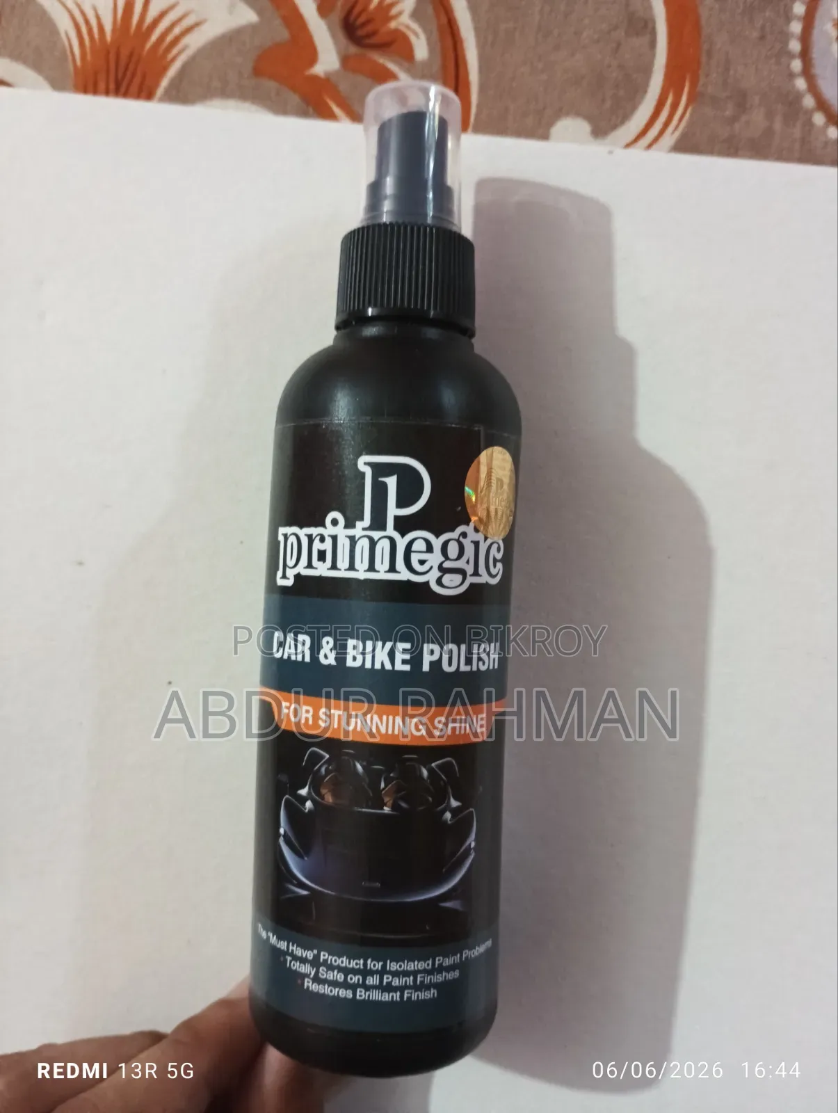 Primegic Car Bike Polish