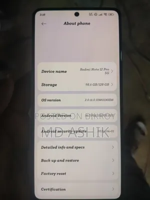 Xiaomi Redmi Note 12 Pro 5G 128 GB Blue
