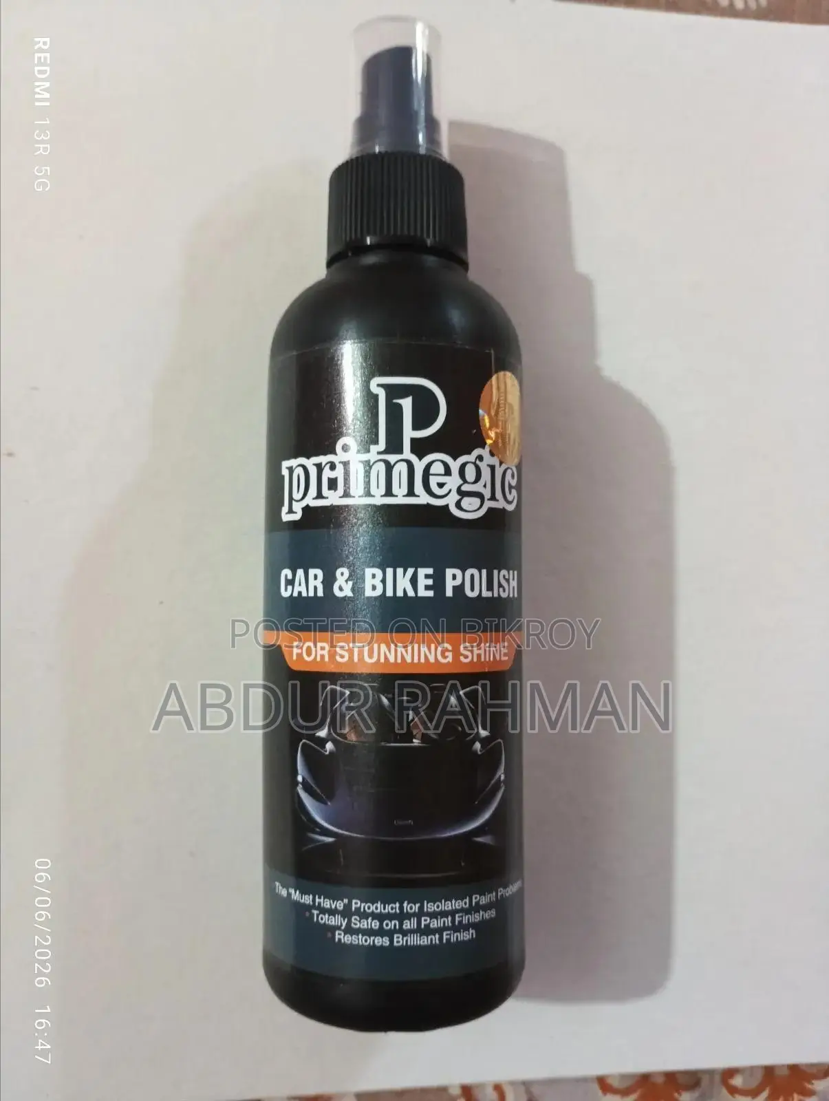Primegic Car Bike Polish