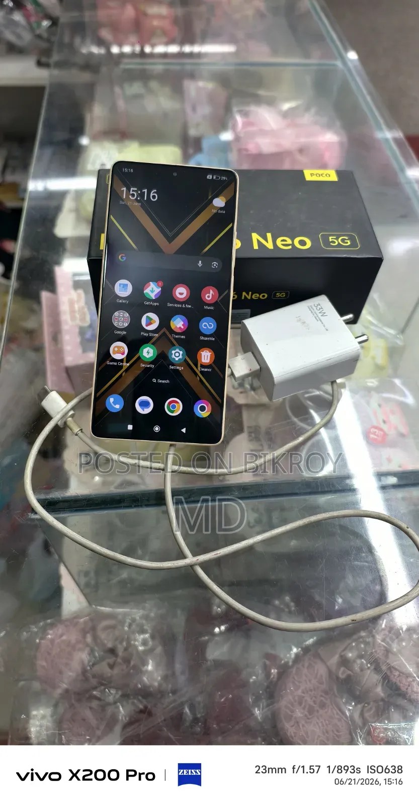 Xiaomi Poco X6 256 GB Gold
