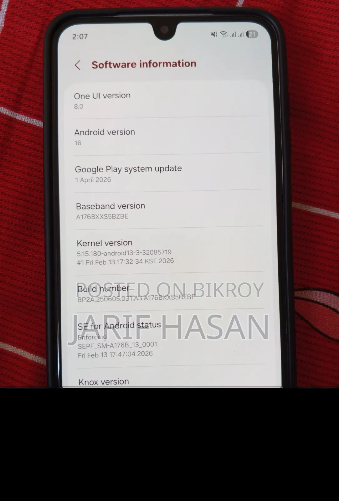 Samsung Galaxy A17 5G 128 GB Gray