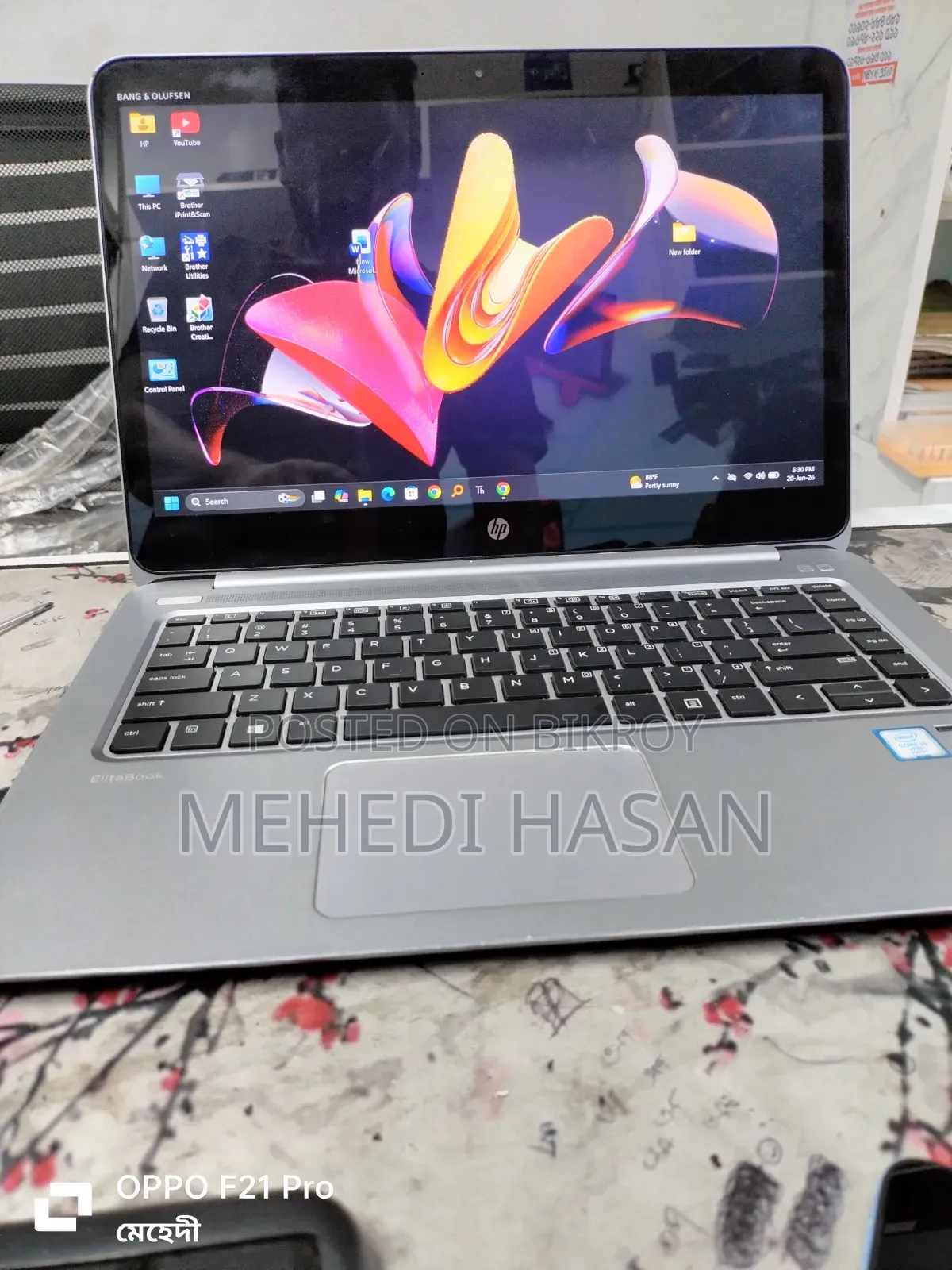 Laptop HP EliteBook 1040 G3 8GB Intel Core I5 SSHD (Hybrid) 256GB
