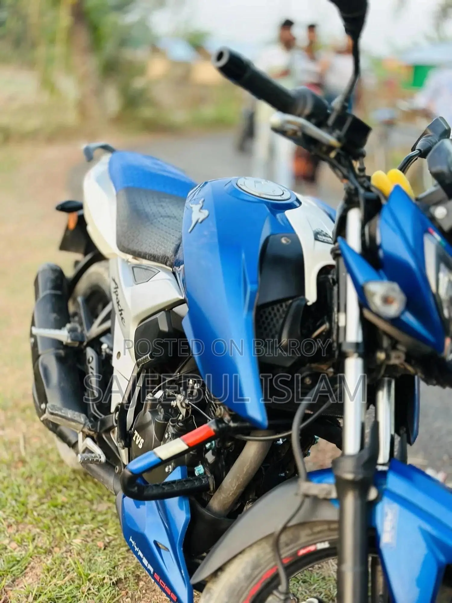 TVS Apache 160 4V 2020 Blue
