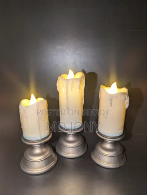 Led✨ Candle Set✨ ৩ পিছে এক সেট🧨
