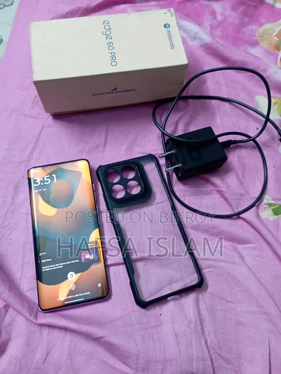 Motorola Edge 60 Pro 256 GB Purple