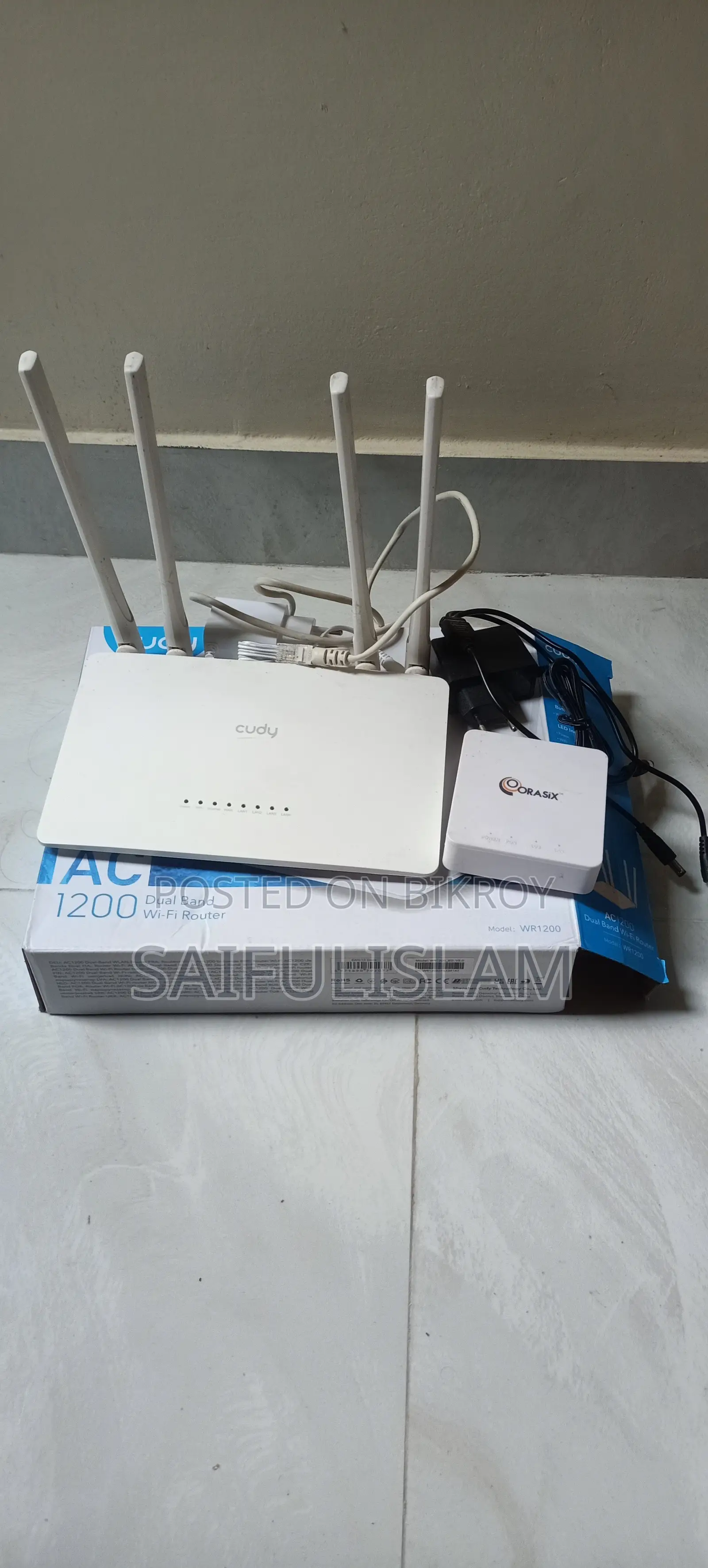 Cudy Wr1200 Dual Band Router + Onu for Sale.