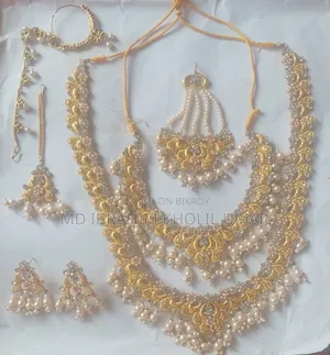 Plated Gold Necklace Set Colour Guaranteed
