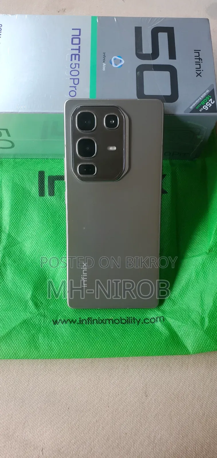 Infinix Note 50 Pro 256 GB Gray