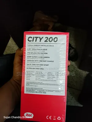 Itel City 200 128 GB Black