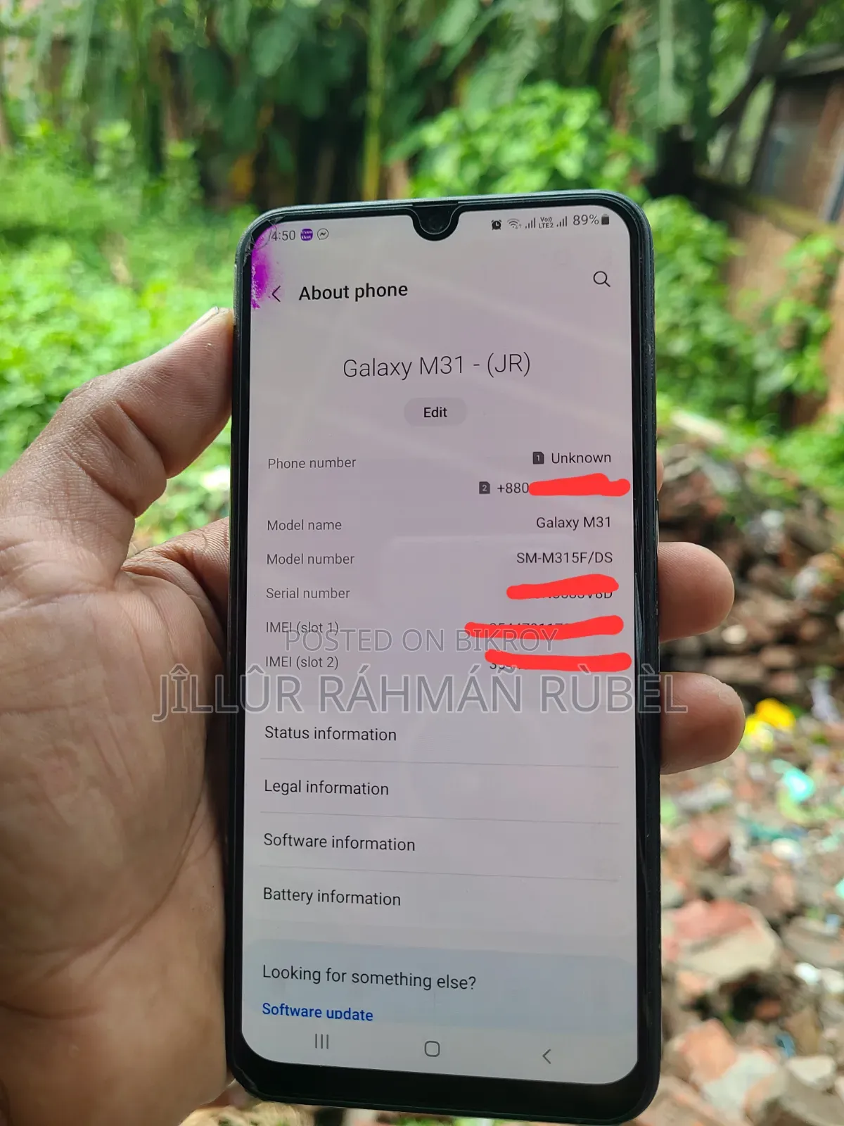 Samsung Galaxy M31 64 GB Black