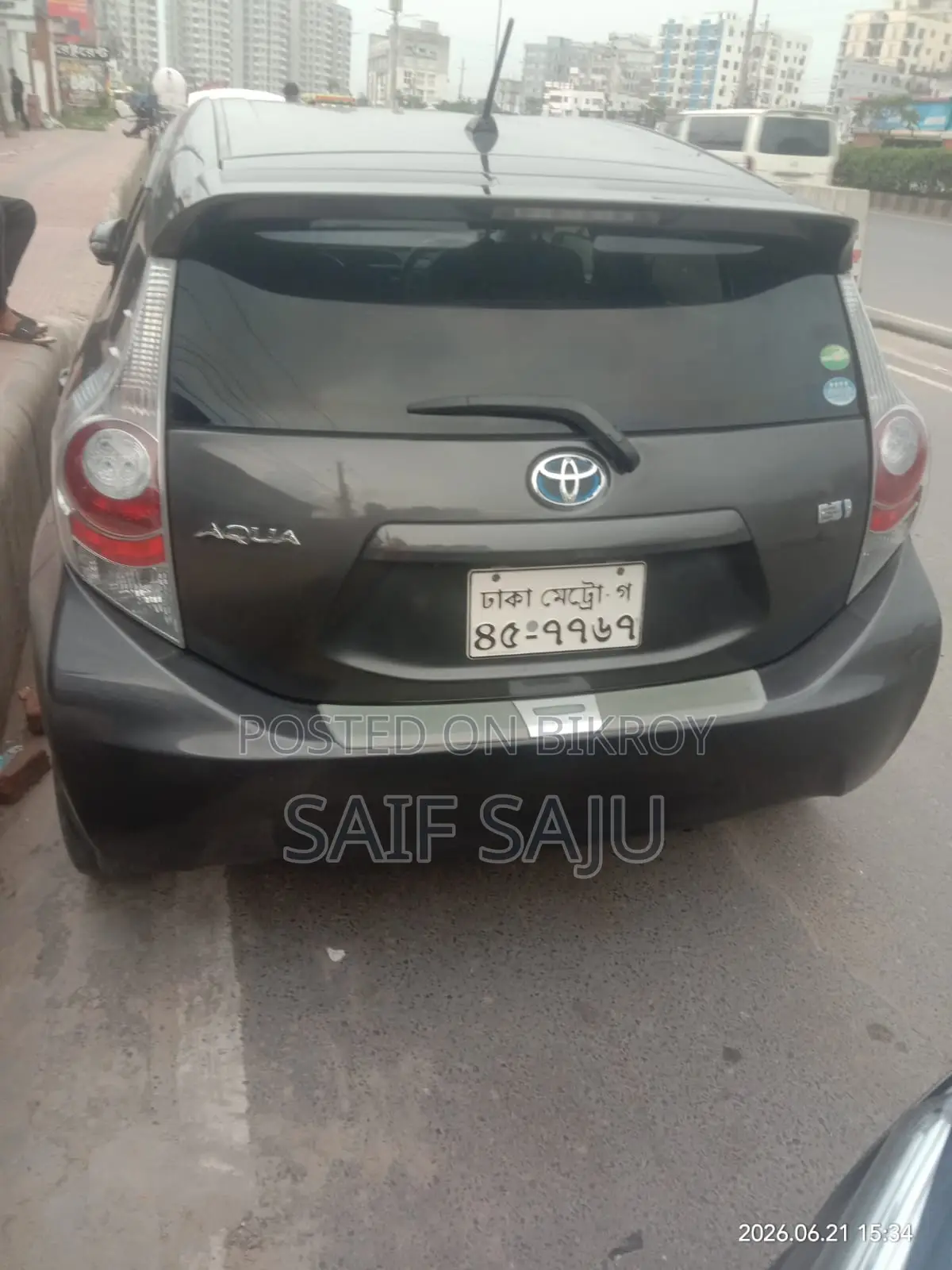 Toyota Aqua 2013 Gray