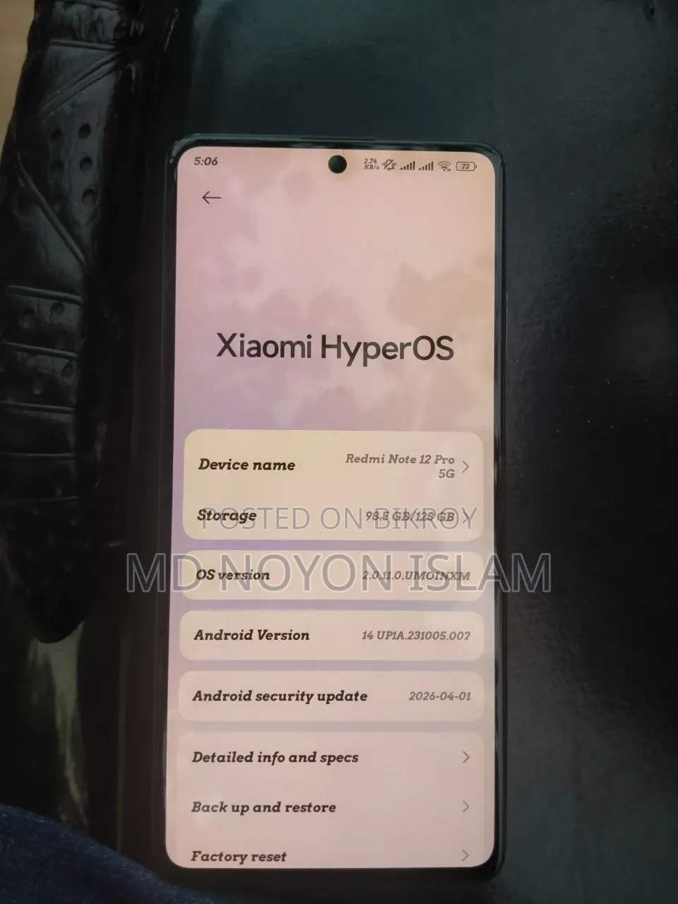 Xiaomi Redmi Note 12 Pro 5G 128 GB Blue