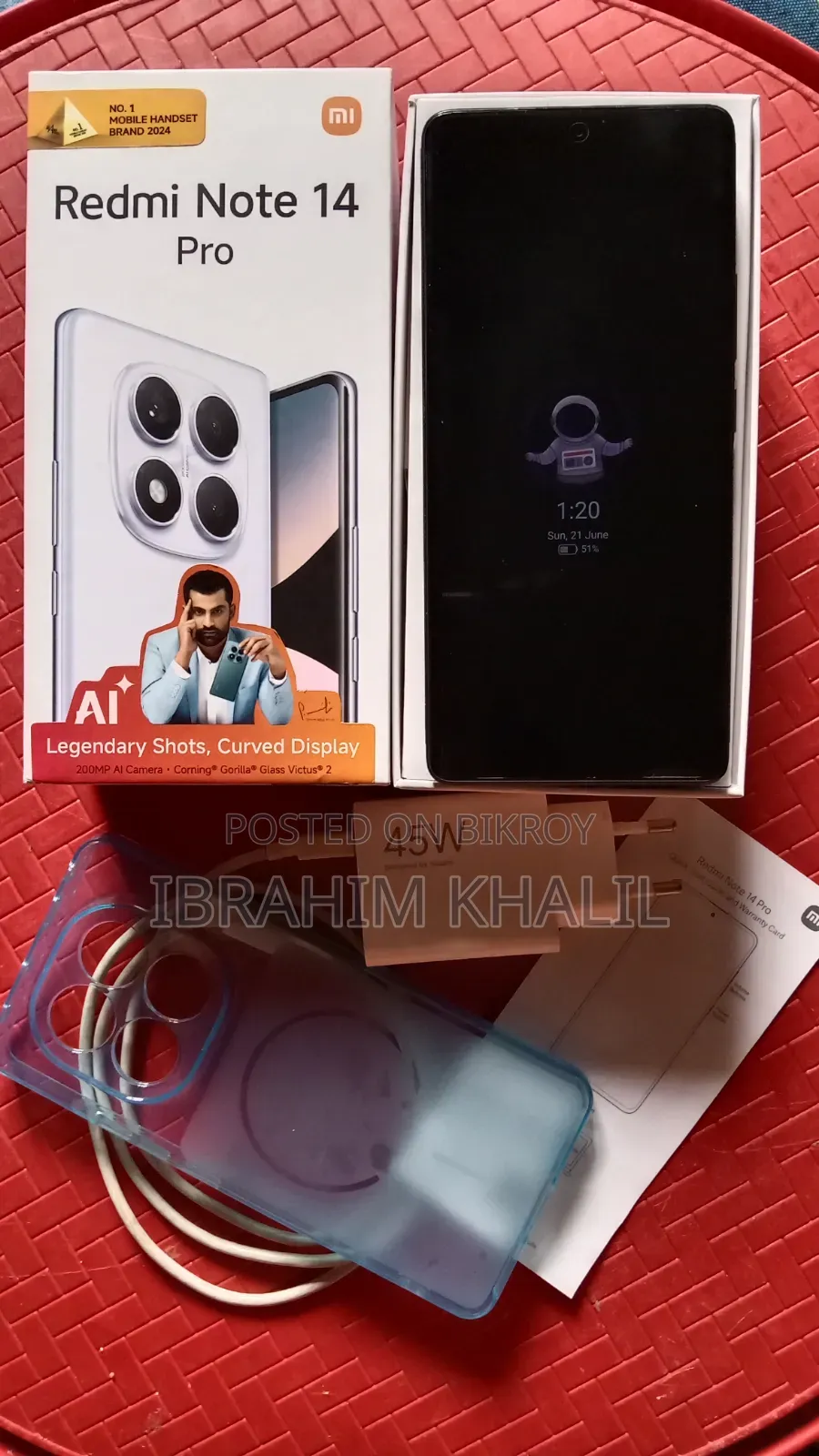 Xiaomi Redmi Note 14 Pro 256 GB Black