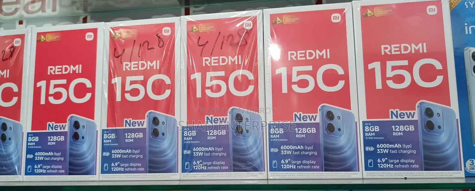 New Xiaomi Redmi 15C 4G 128 GB