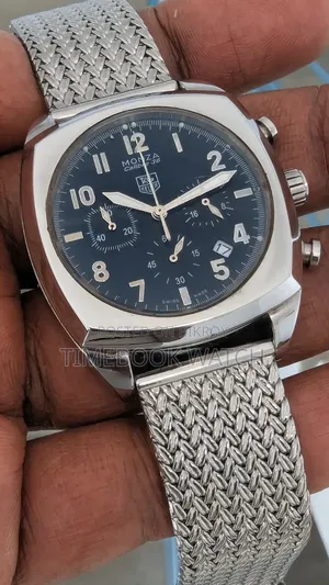 Tag Heuer Monaco Watch From Italy All as Metal