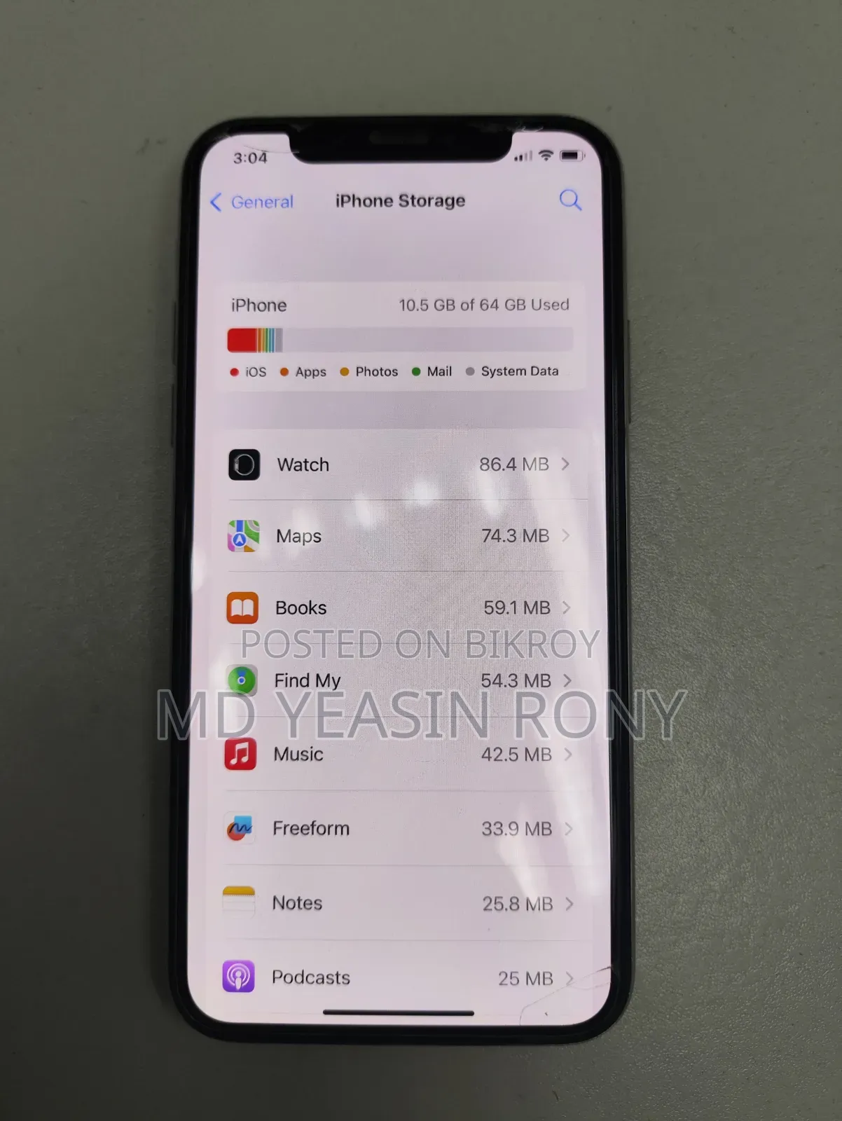 Apple iPhone X 64 GB White