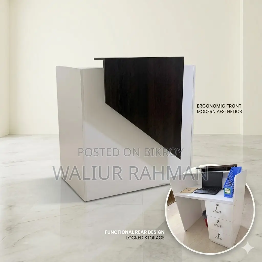 Modern Office Reception Desk