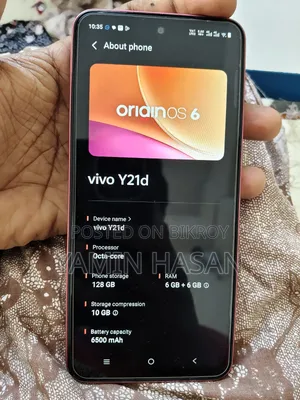 New Vivo Y21 128 GB Pink
