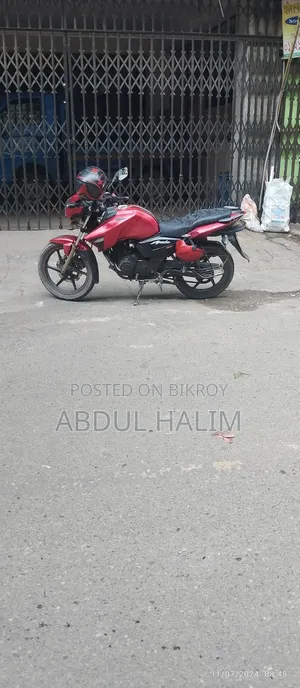TVS Apache RTR 160 2v Refresh X-connect 2018 Red