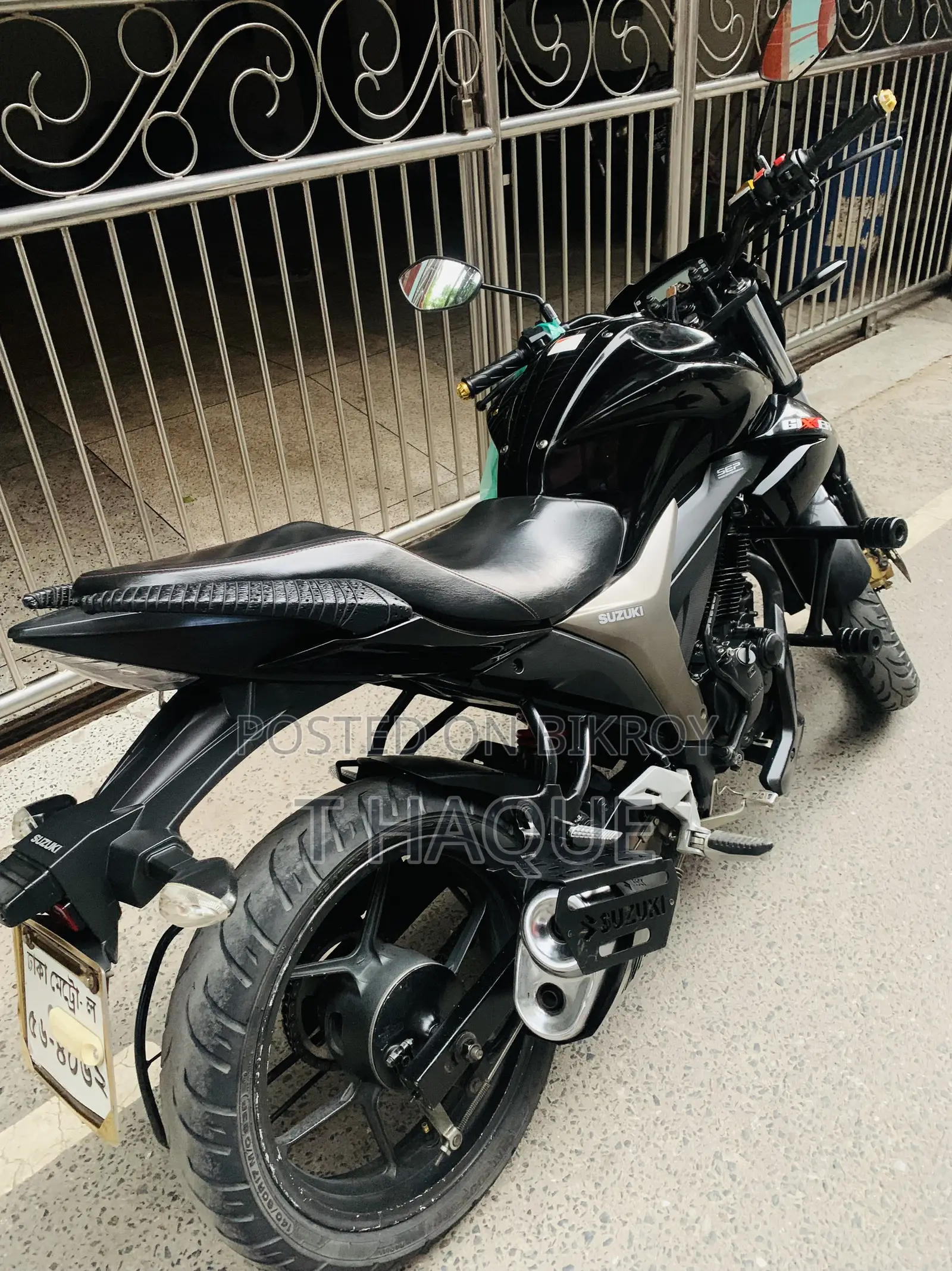 Suzuki Gixxer Monotone 2021 Black