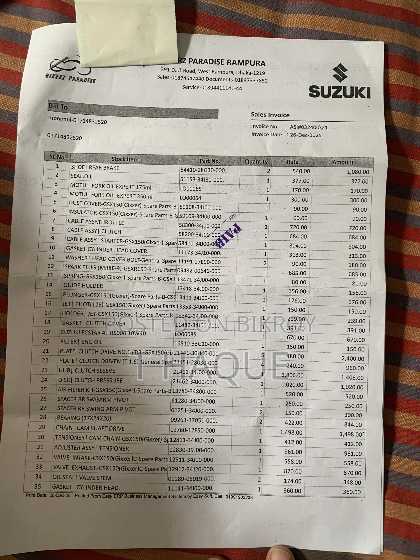 Suzuki Gixxer Monotone 2021 Black