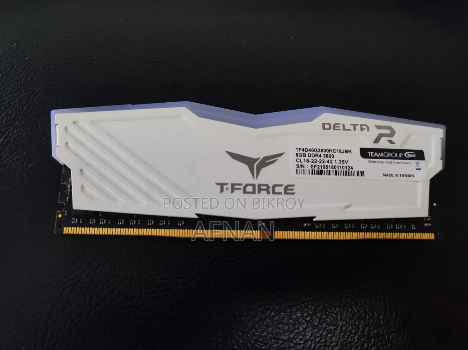 T Force Delta ,R 8gb Ram