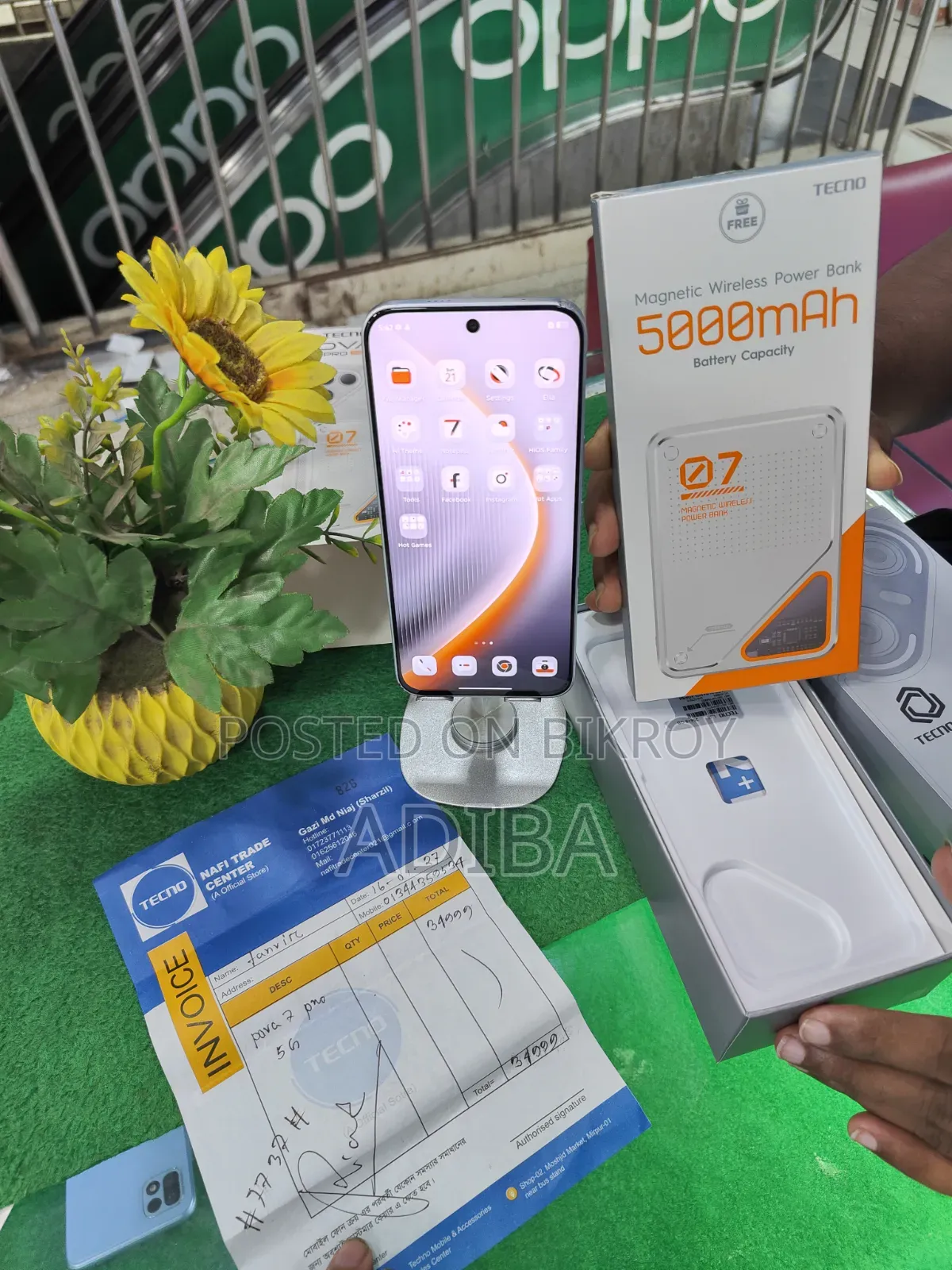 Tecno Pova 7 Pro 5G 256 GB Silver