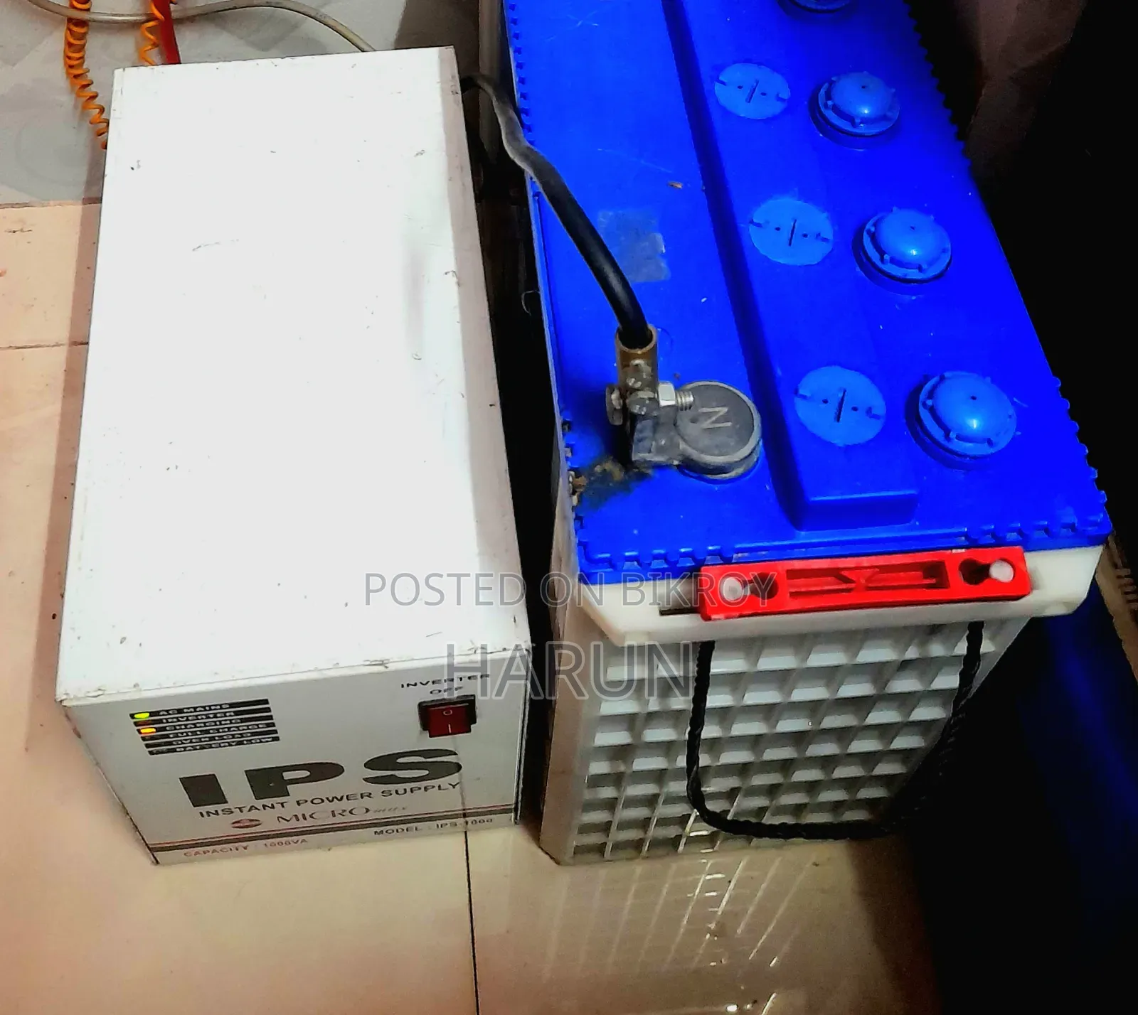 Ips 1000va 200amp Battery
