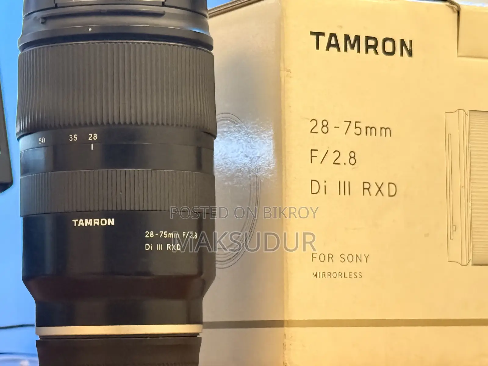 Tamron 28-75mm F2.8 Di III RXD Lens (Sony Full Frame)