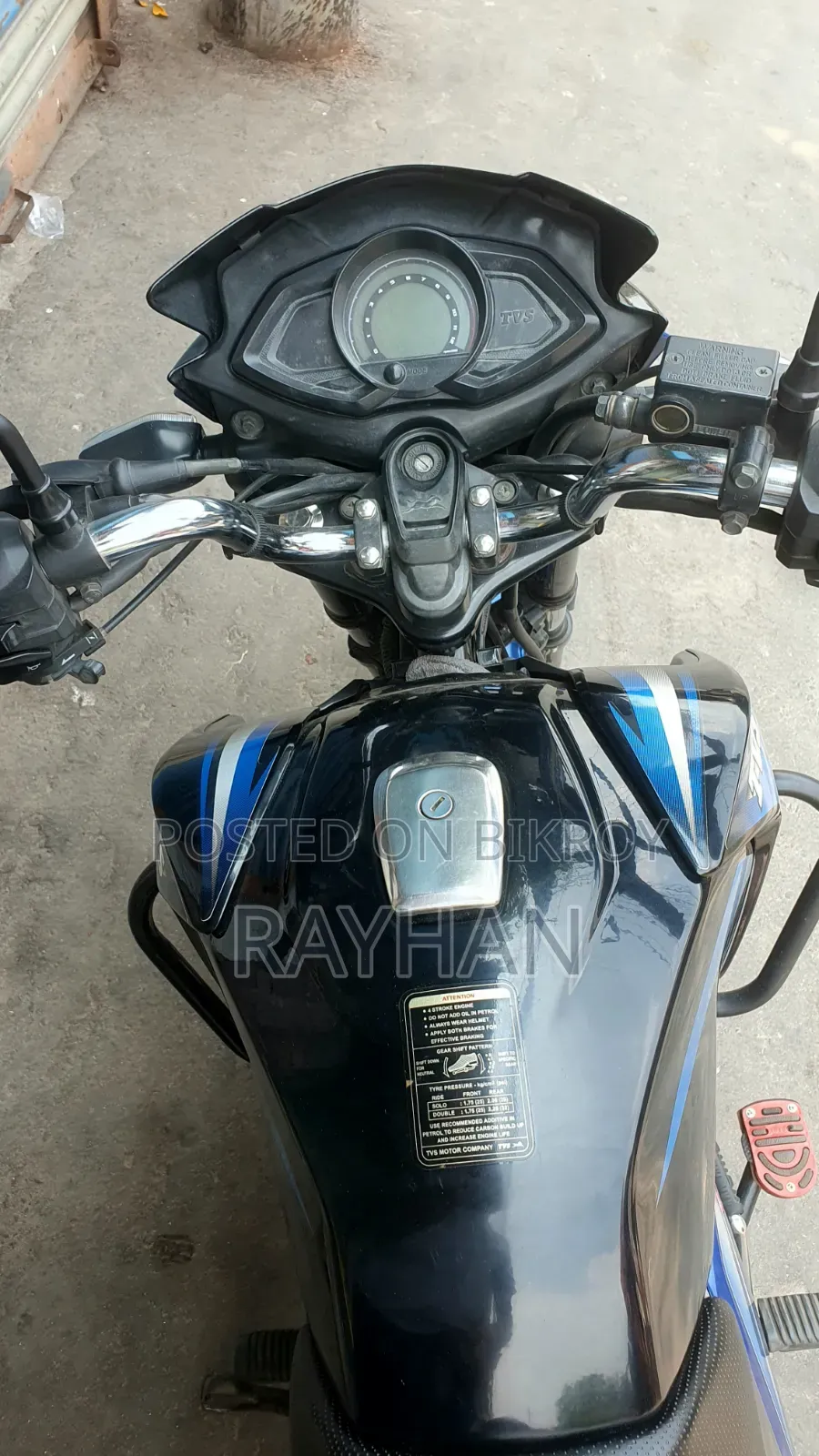 TVS Stryker 125 2021 Blue