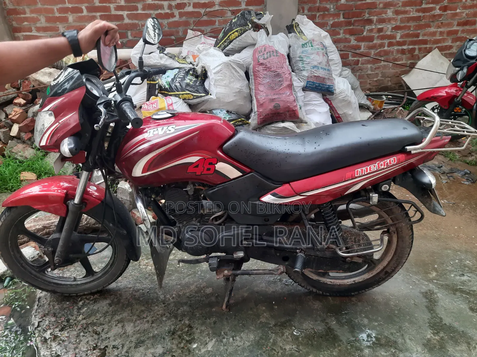 TVS Metro 2019 Red