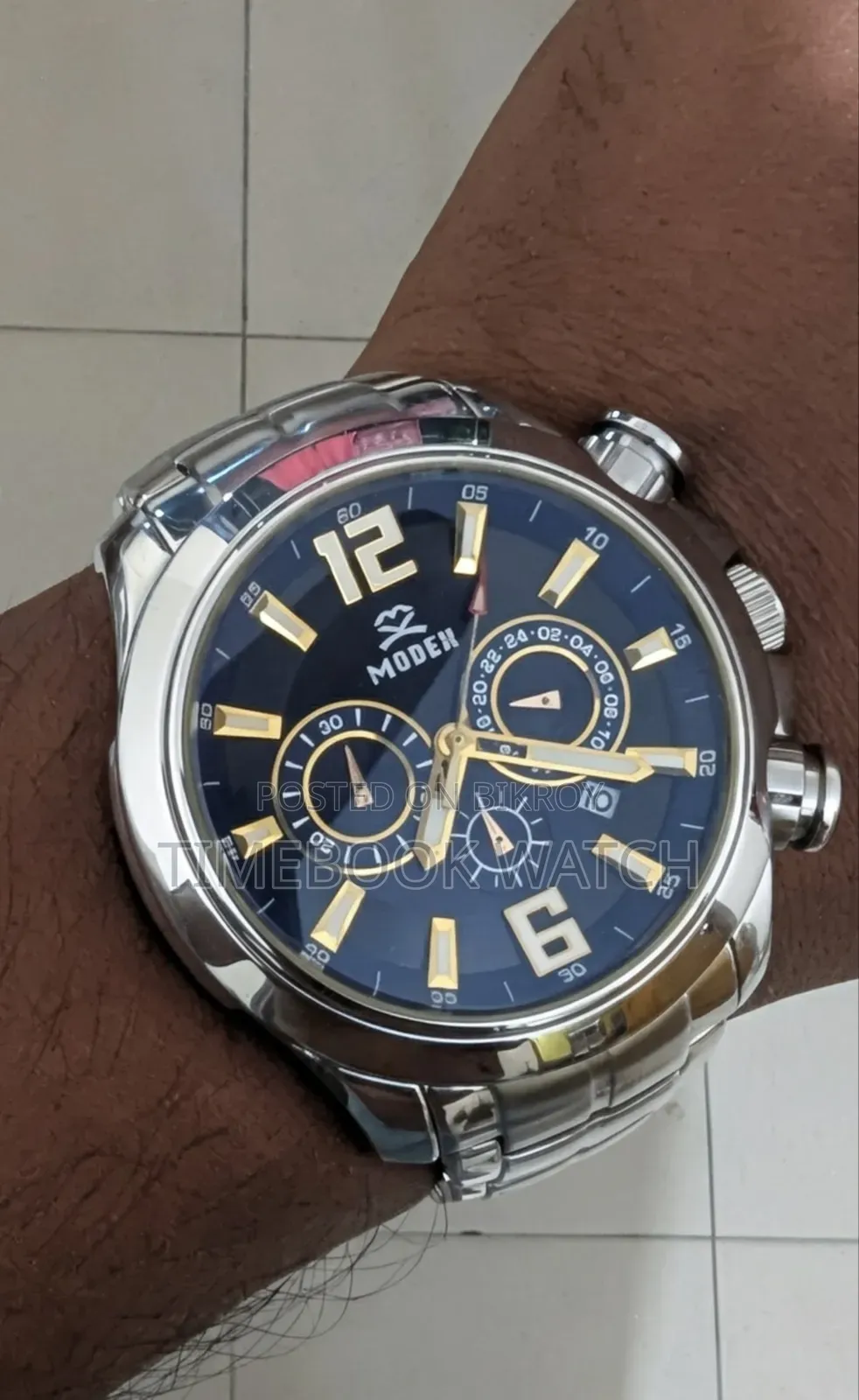 Moden Chrono Watch 100% Genuine