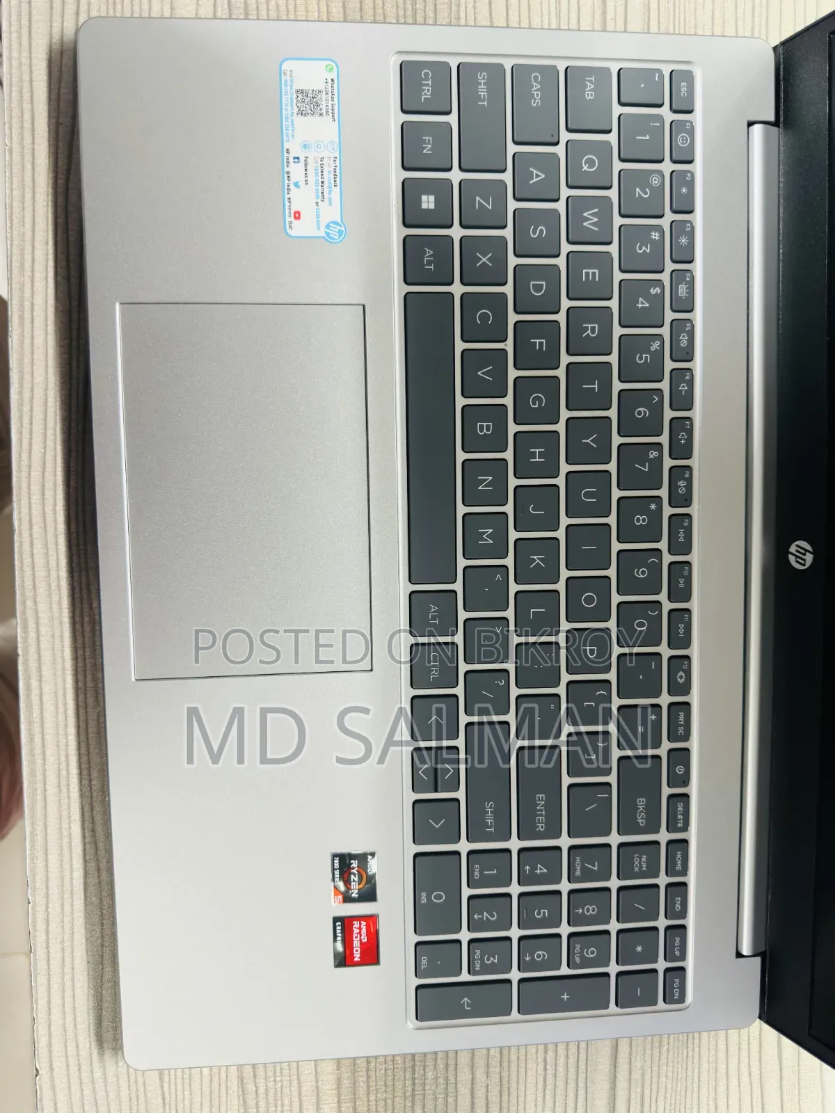 New Laptop HP 16GB AMD Ryzen 5 SSD 512GB