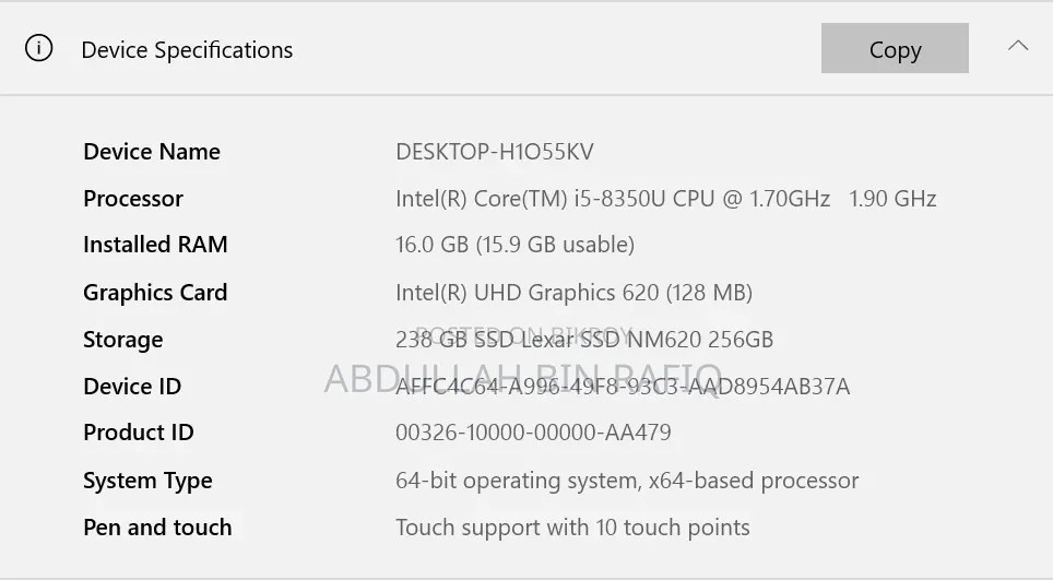 Laptop Dell Latitude 7490 16GB Intel Core I5 SSD 256GB