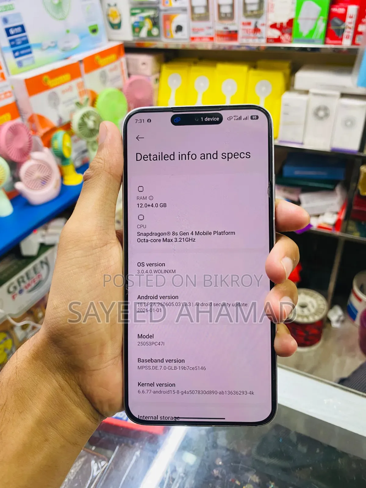 Xiaomi Poco F7 Pro 256 GB Silver
