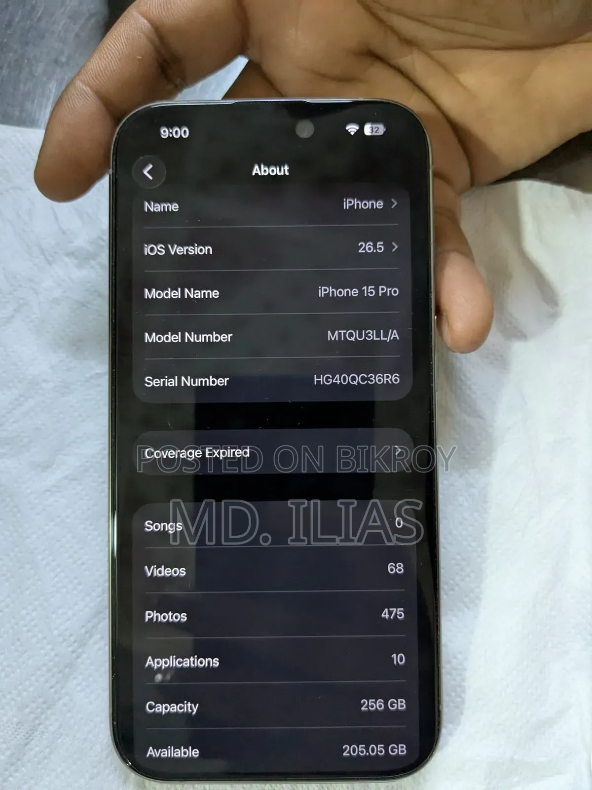 Apple iPhone 15 Pro 256 GB Silver