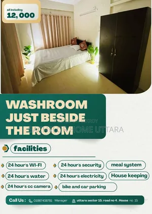 Full Furnished Bachelor Room Rent