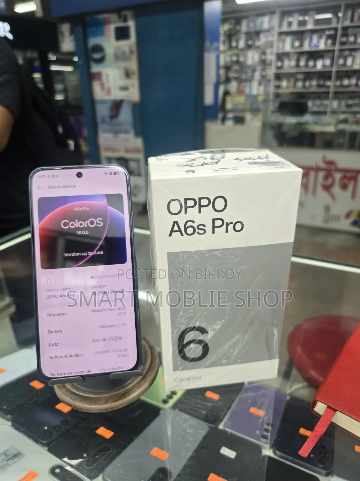 New Oppo A6s Pro 256 GB Blue