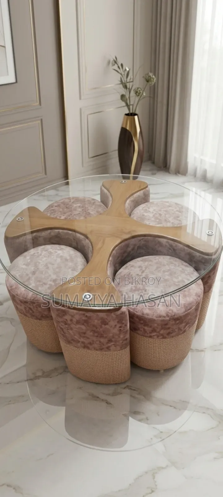 Sofa Set and Tea Table