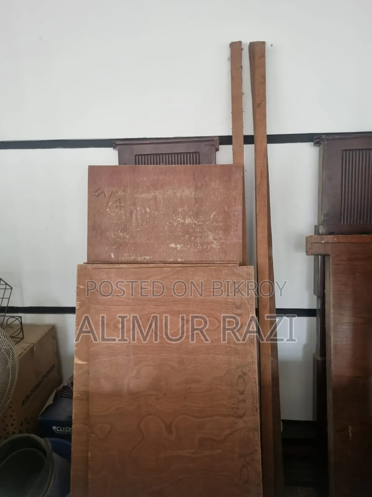 One Single and One Double Wooden Bed for Sale