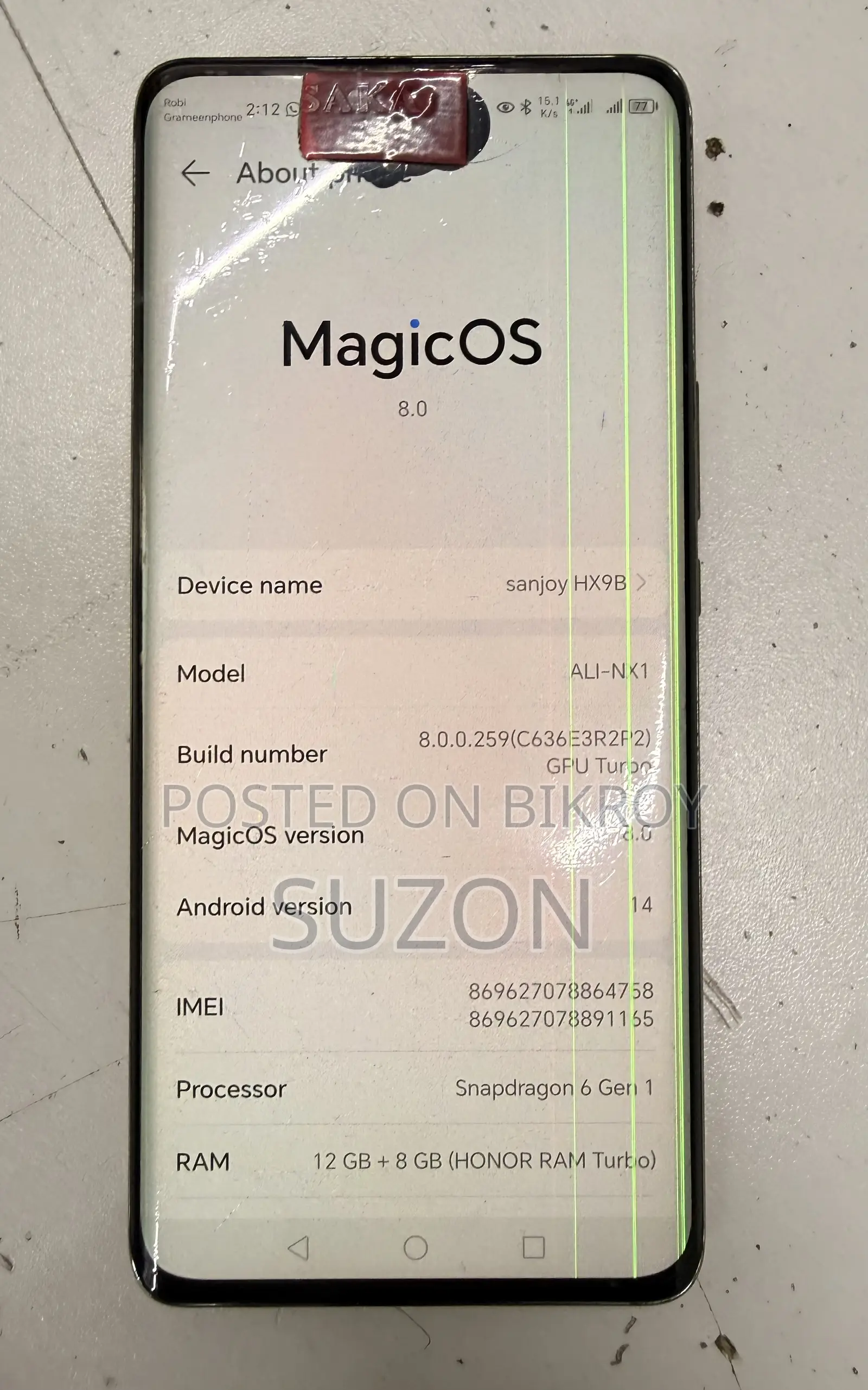 Honor X9b 256 GB Orange