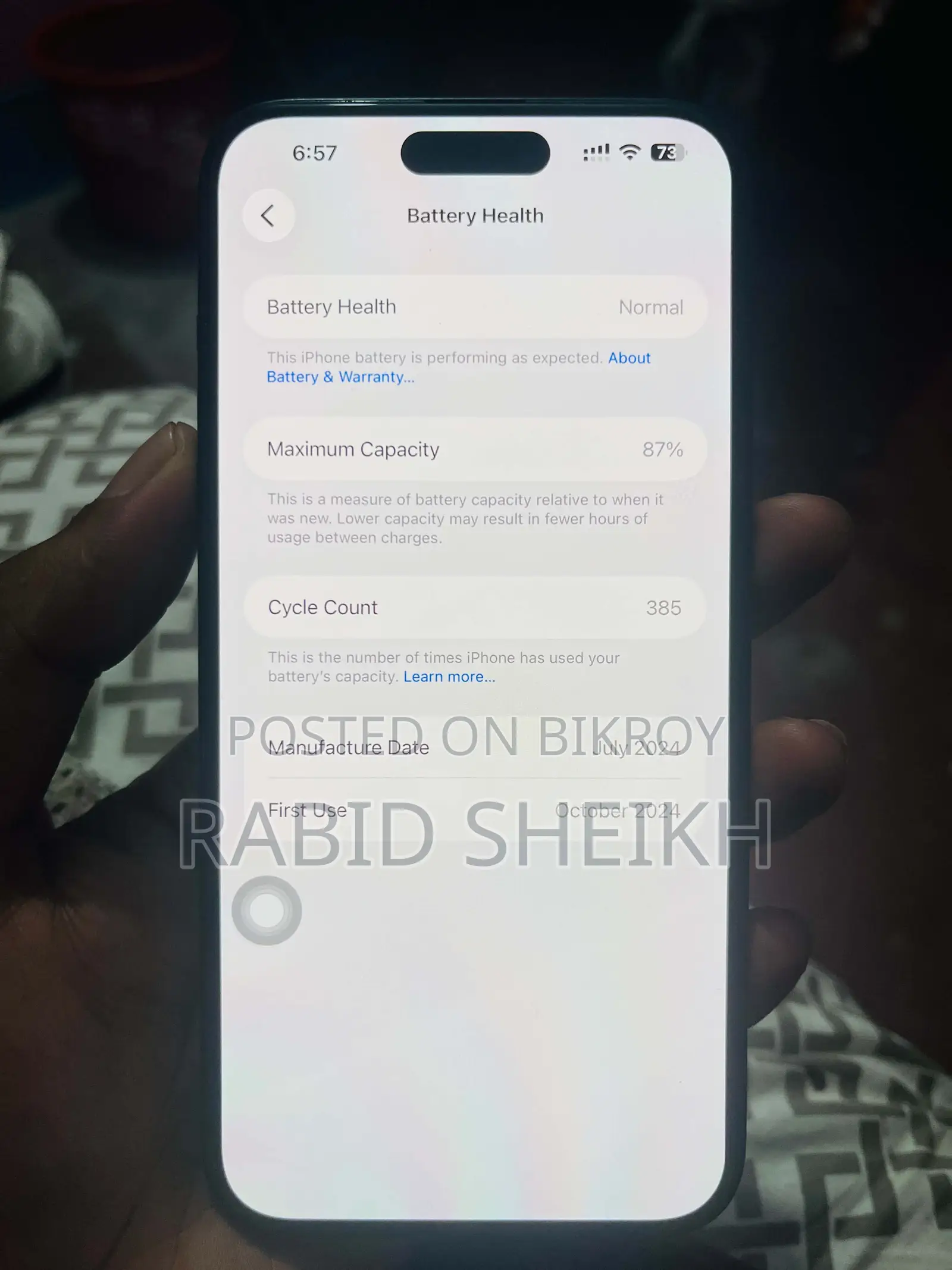 Apple iPhone 15 Plus 128 GB Black