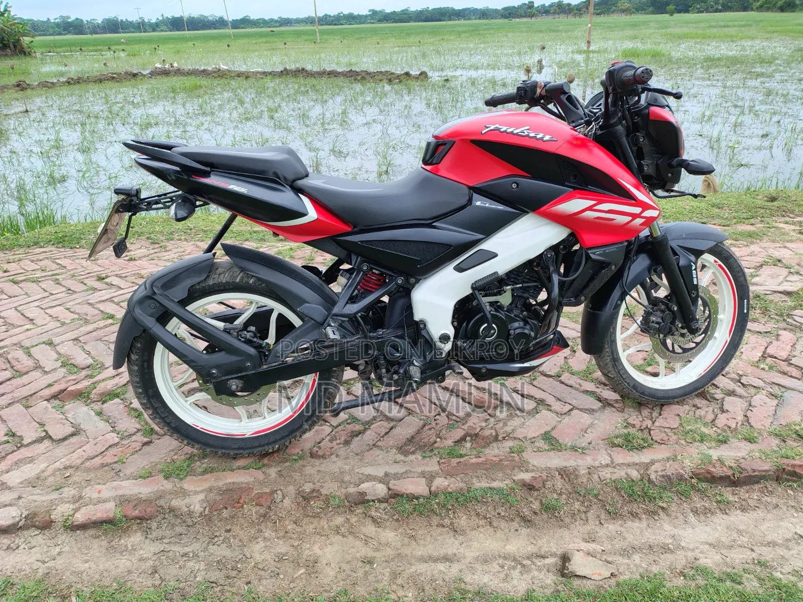 বাজাজ পালসার এনএস ১৬০ ২০২১ লাল