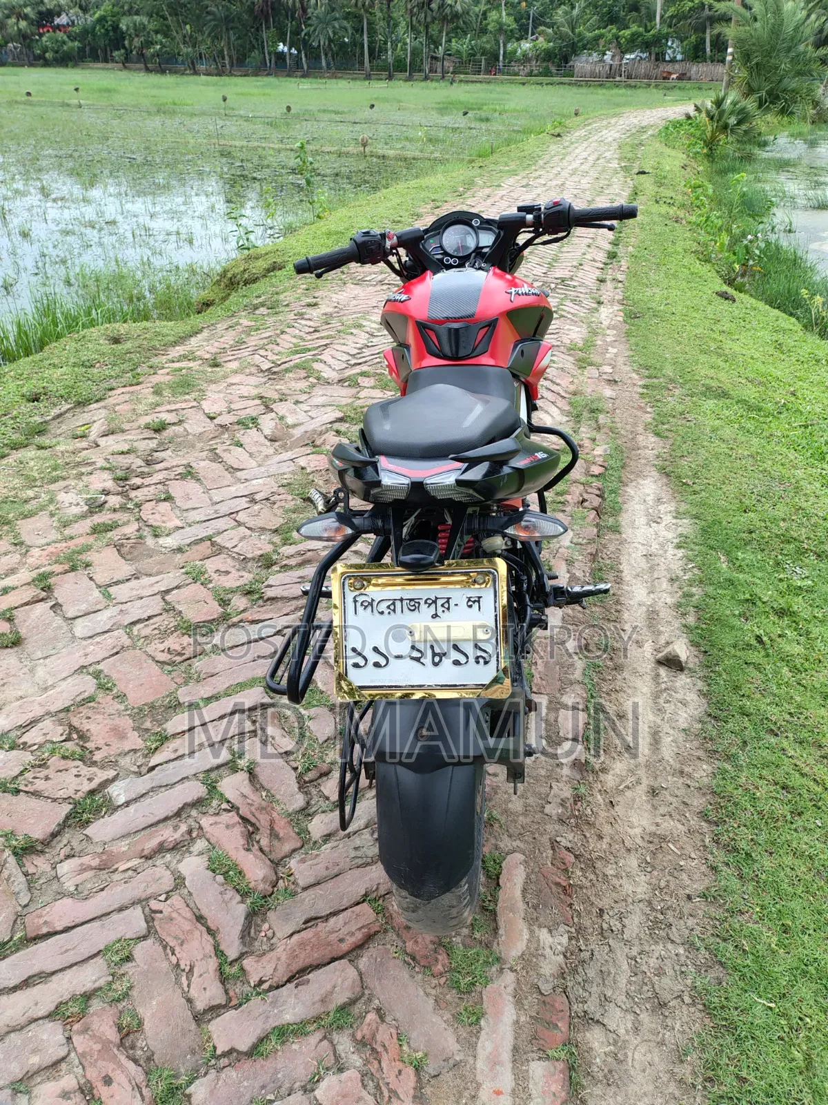 বাজাজ পালসার এনএস ১৬০ ২০২১ লাল