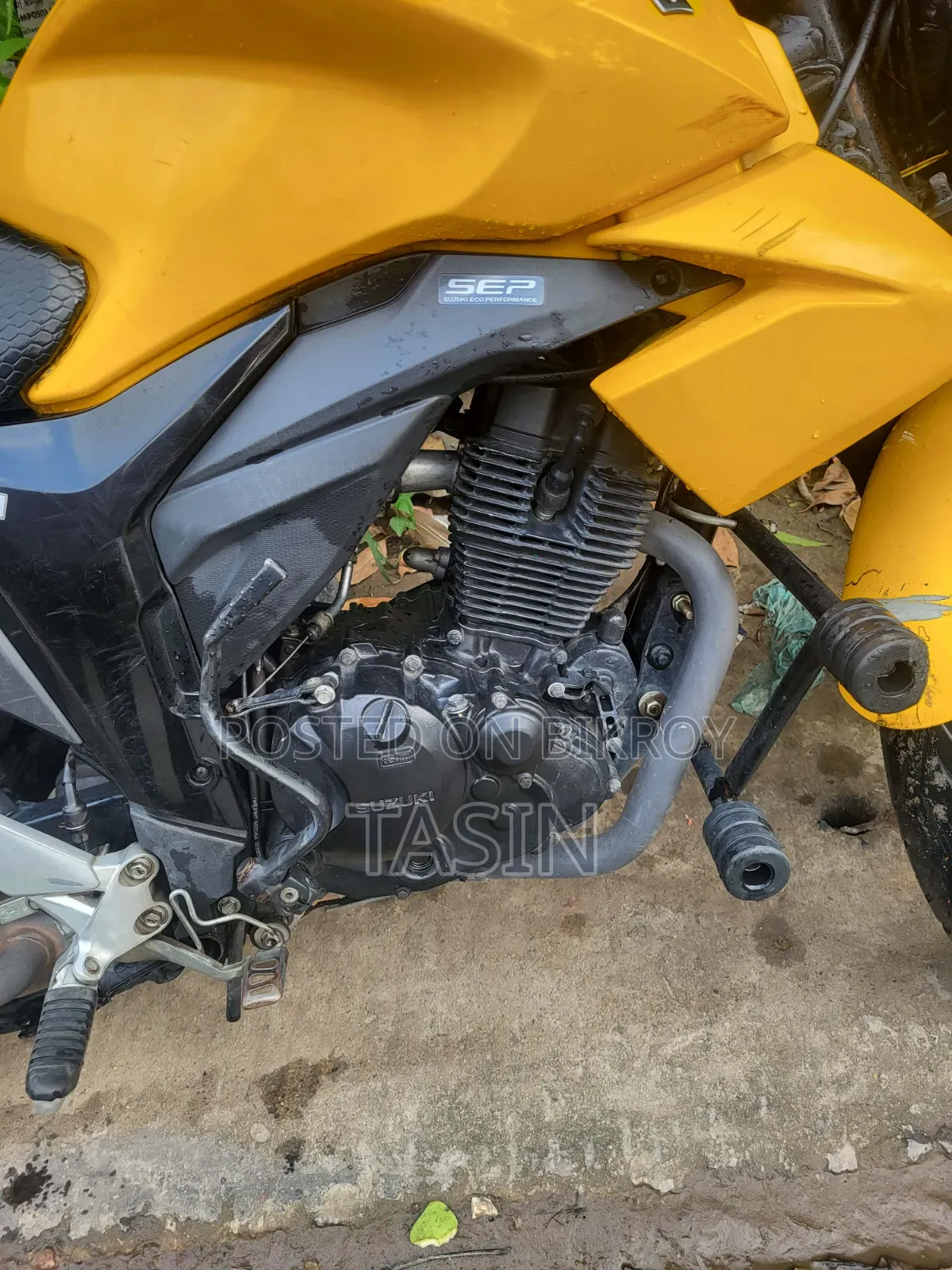 Suzuki Gixxer Monotone 2024 Yellow