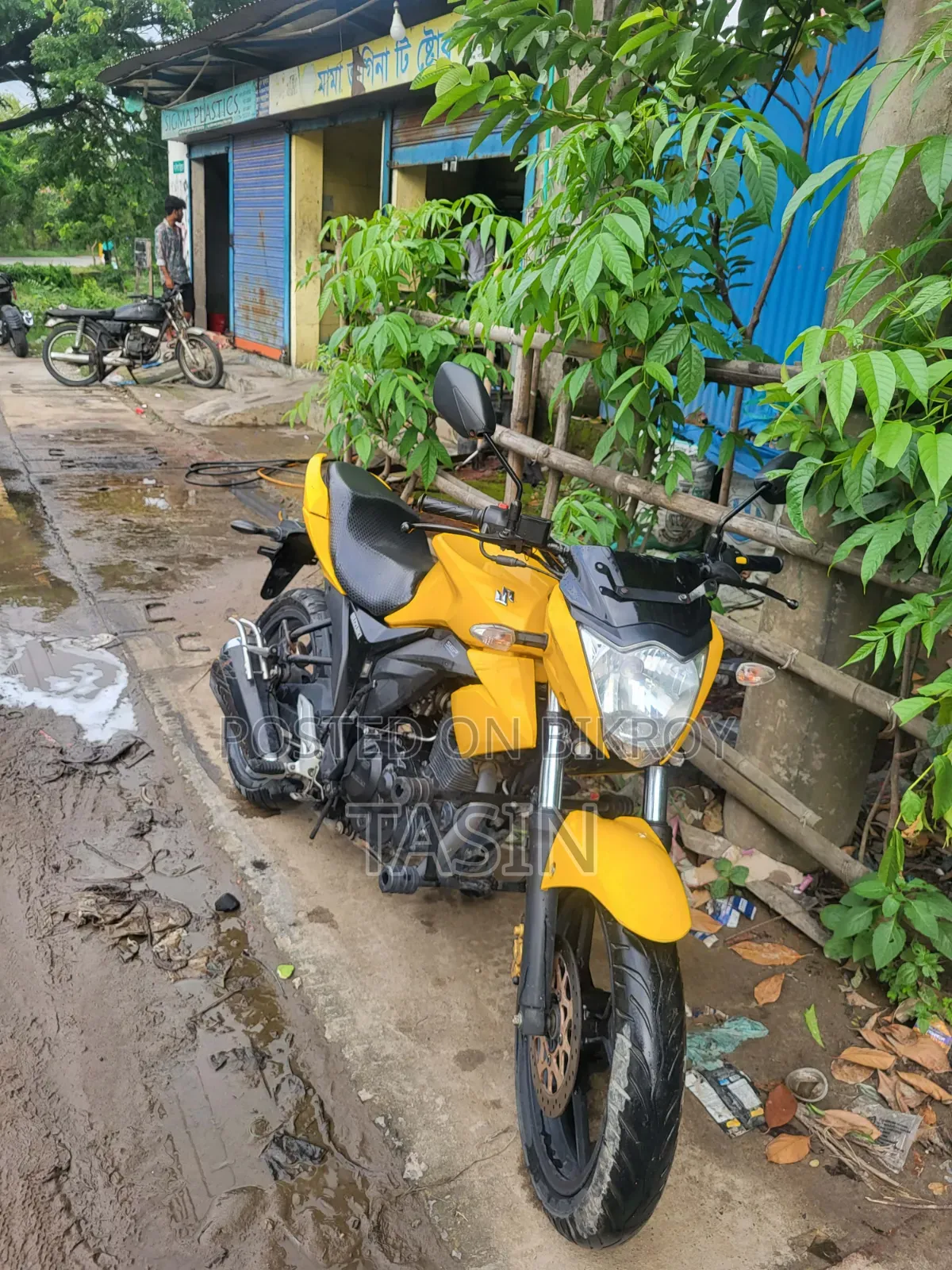 Suzuki Gixxer Monotone 2024 Yellow